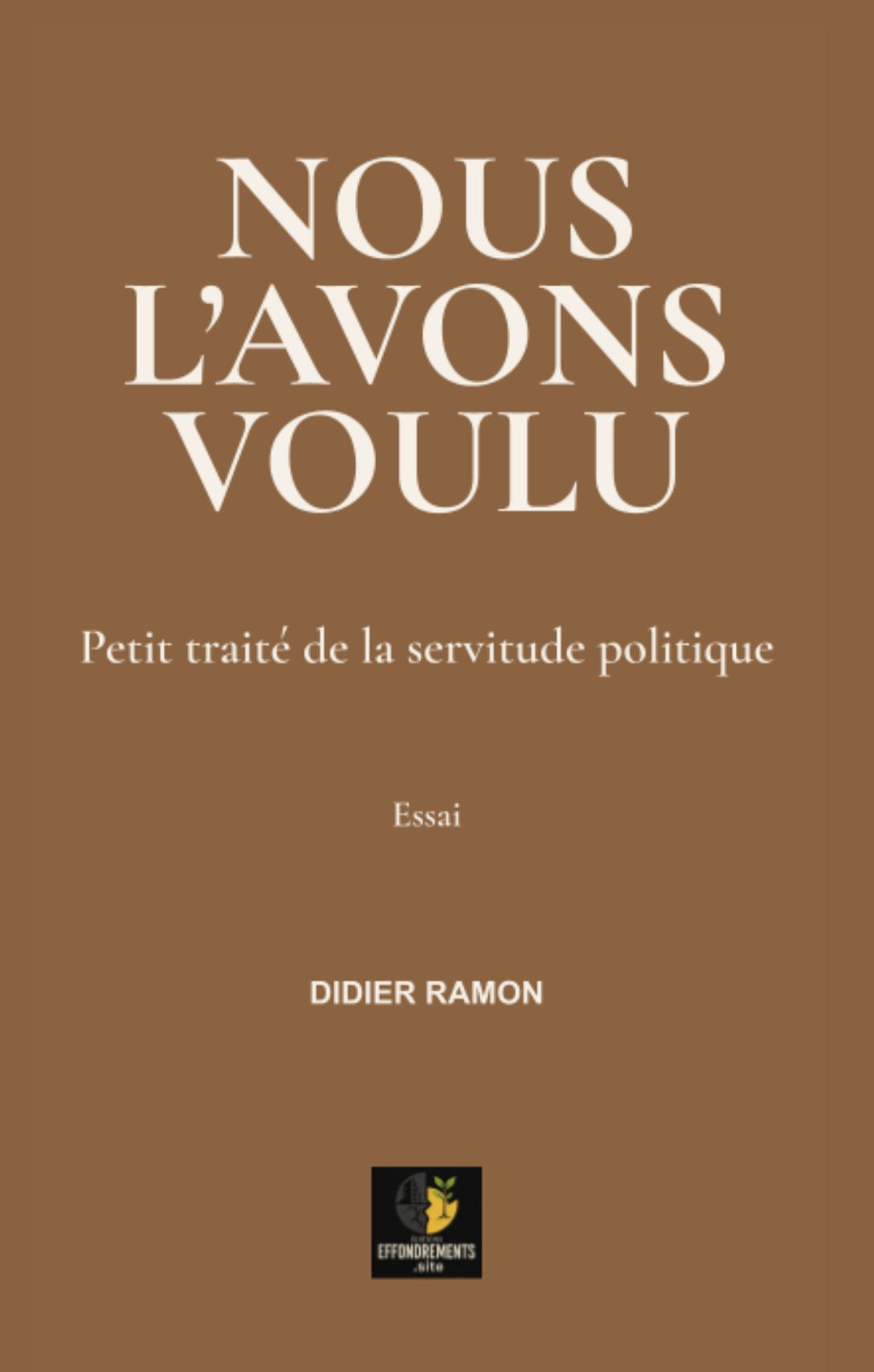 Couverture NOUS L'AVONS VOULU